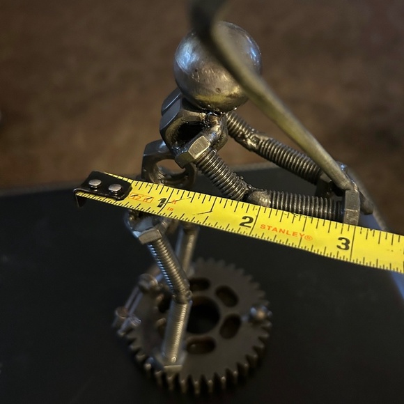 Nuts & Bolts GOLFER Metal Artwork FIGURINE -GOLFER GIFT - Picture 7 of 16